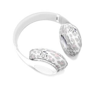 Beat Kicks Headphone Covers - Cheetah Print - Protective, Washable, Reg Size New